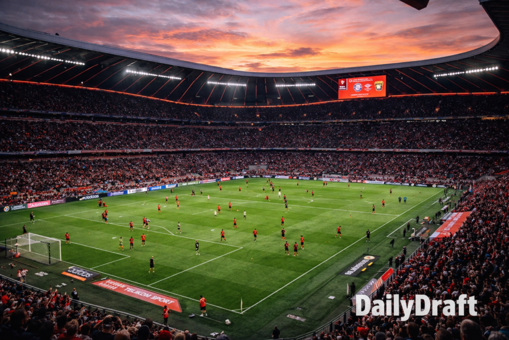 Aufstellungen: Teilnehmer: FC Bayern München gegen Bayer Leverkusen